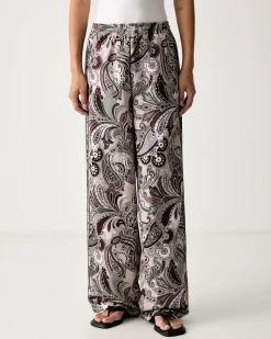 ADIDAS -PANTALONI DA ALLENAMENTO ADIDAS LIBERTY LONDON FIREBIRD IN RASO MULTICOLOR DA DONNA, HY5000