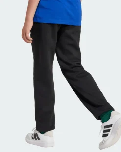 ADIDAS - PANTALONI DA TUTA JUNIOR NERI ESSENTIALS SLIM FLEECE PANTS - JC9765