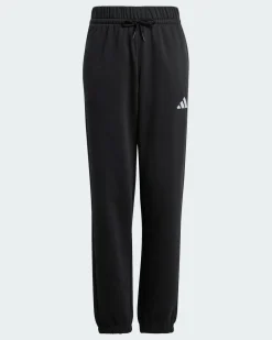 ADIDAS - PANTALONI DA TUTA JUNIOR NERI ESSENTIALS SLIM FLEECE PANTS - JC9765