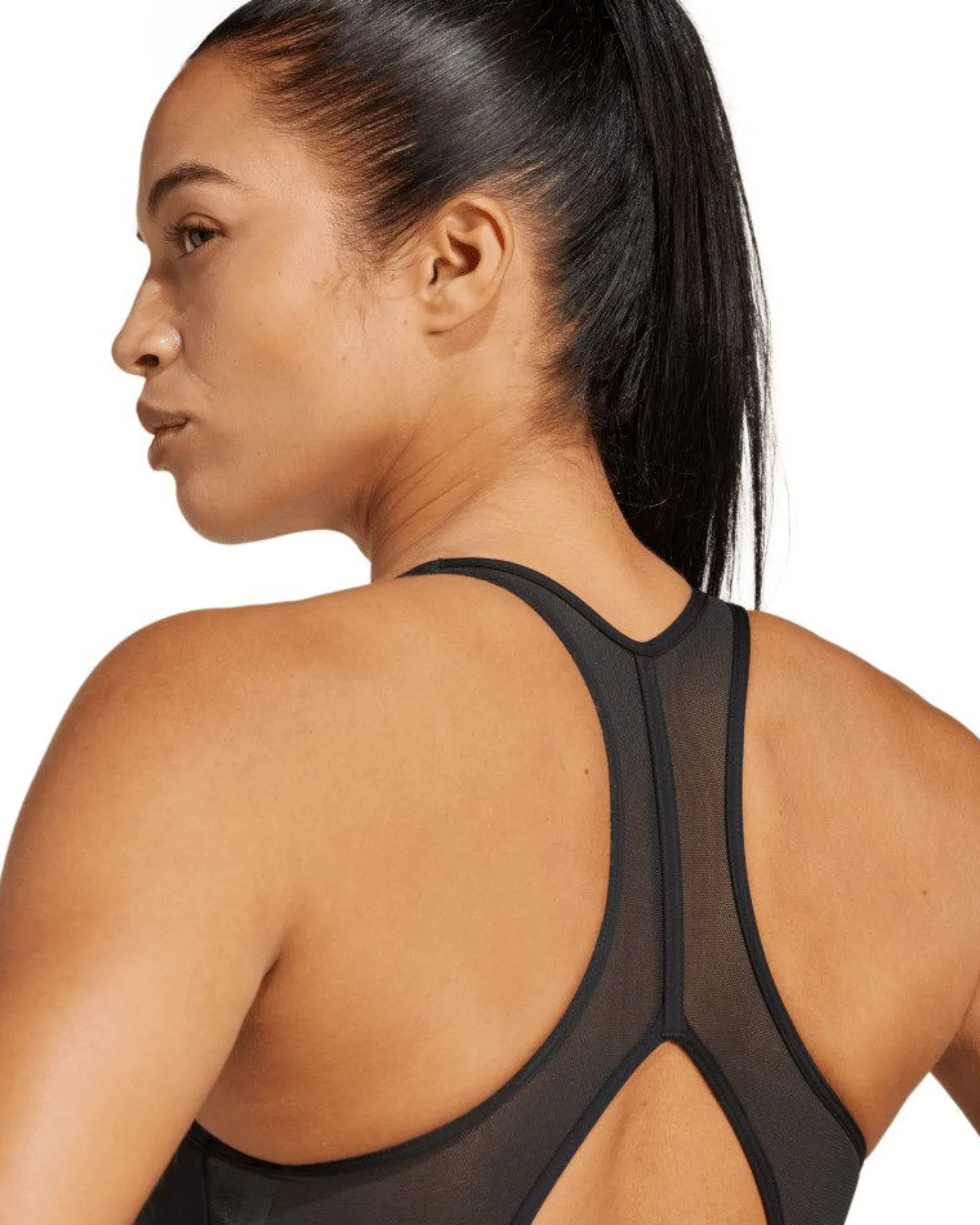 ADIDAS -REGGISENO SPORTIVO DONNA NERO POWERREACT BL BRA - JG1414