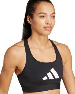 ADIDAS -REGGISENO SPORTIVO DONNA NERO POWERREACT BL BRA - JG1414