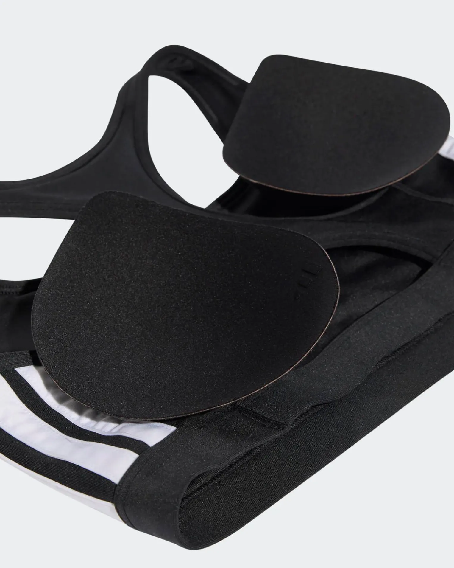 ADIDAS - REGGISENO SPORTIVO OPTIME MEDIUM SUPPORT TRAIN NERO DA DONNA - KB4383
