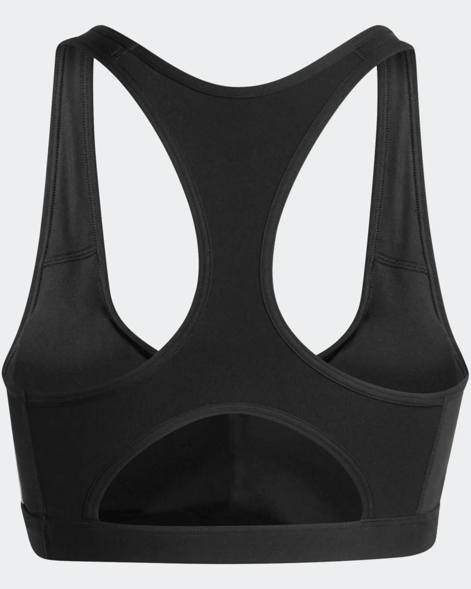 ADIDAS - REGGISENO SPORTIVO OPTIME MEDIUM SUPPORT TRAIN NERO DA DONNA - KB4383
