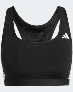 ADIDAS - REGGISENO SPORTIVO OPTIME MEDIUM SUPPORT TRAIN NERO DA DONNA - KB4383