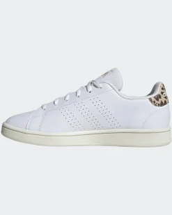 ADIDAS - SCARPA ADVANTAGE BASE DA DONNA BIANCA CON DETTAGLI MACULATI - IF8555