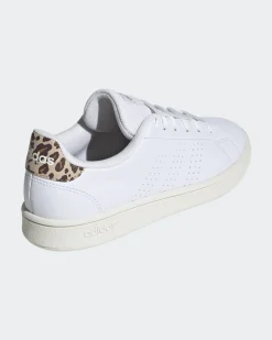 ADIDAS - SCARPA ADVANTAGE BASE DA DONNA BIANCA CON DETTAGLI MACULATI - IF8555
