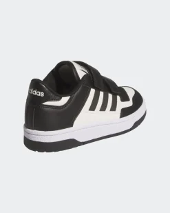 ADIDAS - SCARPA BAMBINI RAPID COURT NERA-BIANCA  JP7654
