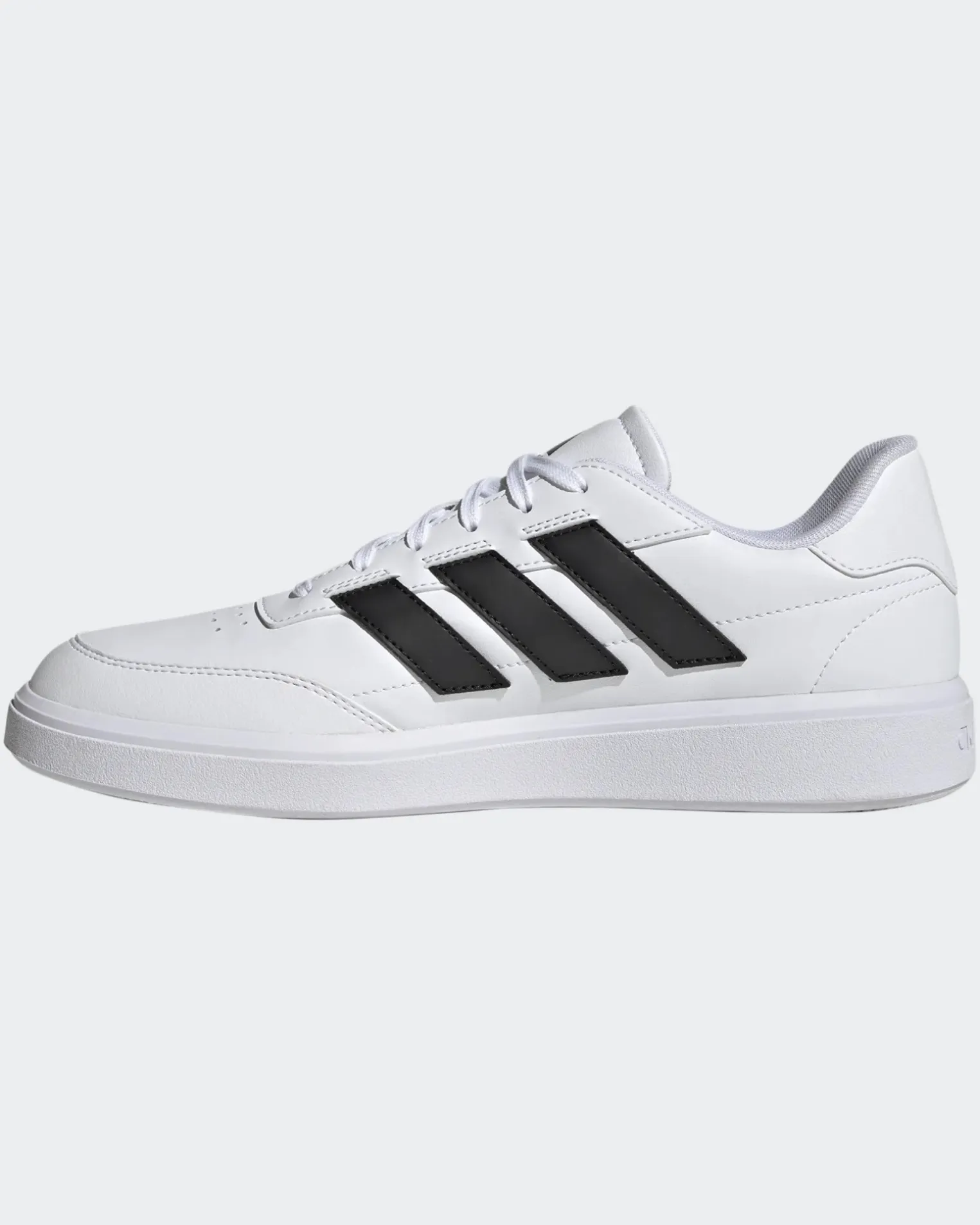 ADIDAS - SCARPA COURTBLOCK BIANCA CON BANDE NERE DA UOMO - IF4033