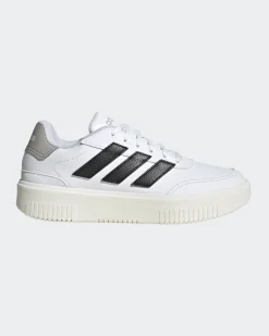 ADIDAS - SCARPA COURTBLOCK BOLD BIANCA CON BANDE NERE JI2202