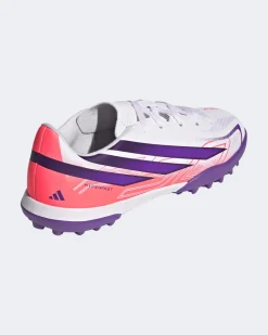 ADIDAS - SCARPA DA CALCETTO KIDS F50 HYPERFAST LEAGUE TF BIANCA, ROSA FLUO E VIOLA DAL 29 AL 38 ?, KK1368