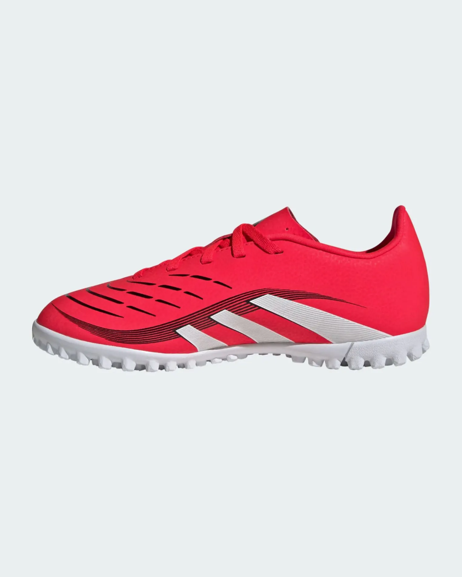 ADIDAS- SCARPA DA CALCETTO PREDATOR CLUB TURF ROSSA-BIANCA DA RAGAZZO ID3805