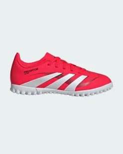 ADIDAS- SCARPA DA CALCETTO PREDATOR CLUB TURF ROSSA-BIANCA DA RAGAZZO ID3805