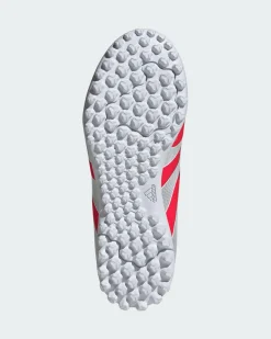 ADIDAS- SCARPA DA CALCETTO PREDATOR CLUB TURF ROSSA-BIANCA DA RAGAZZO ID3805