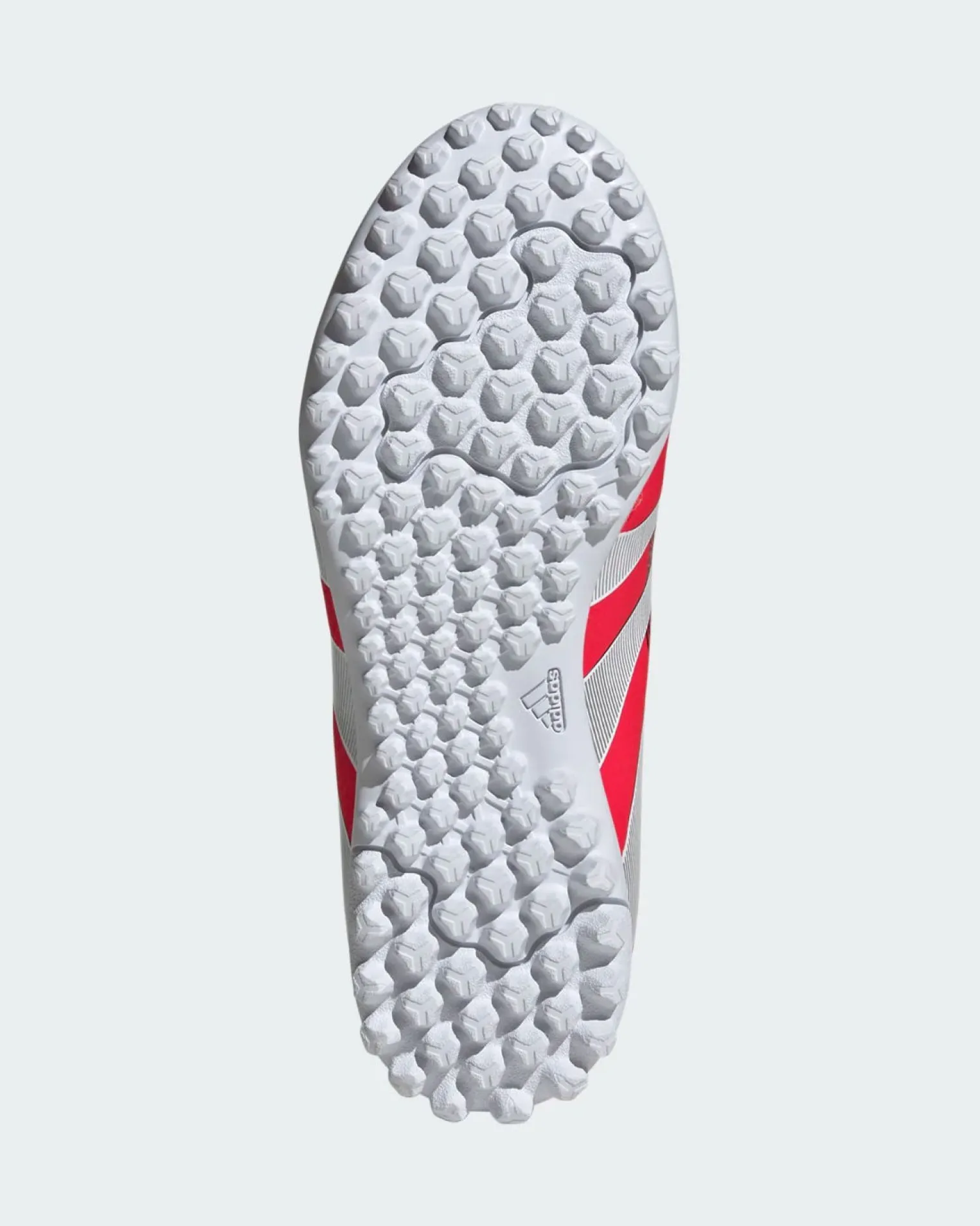 ADIDAS- SCARPA DA CALCETTO PREDATOR CLUB TURF ROSSA-BIANCA DA RAGAZZO ID3805