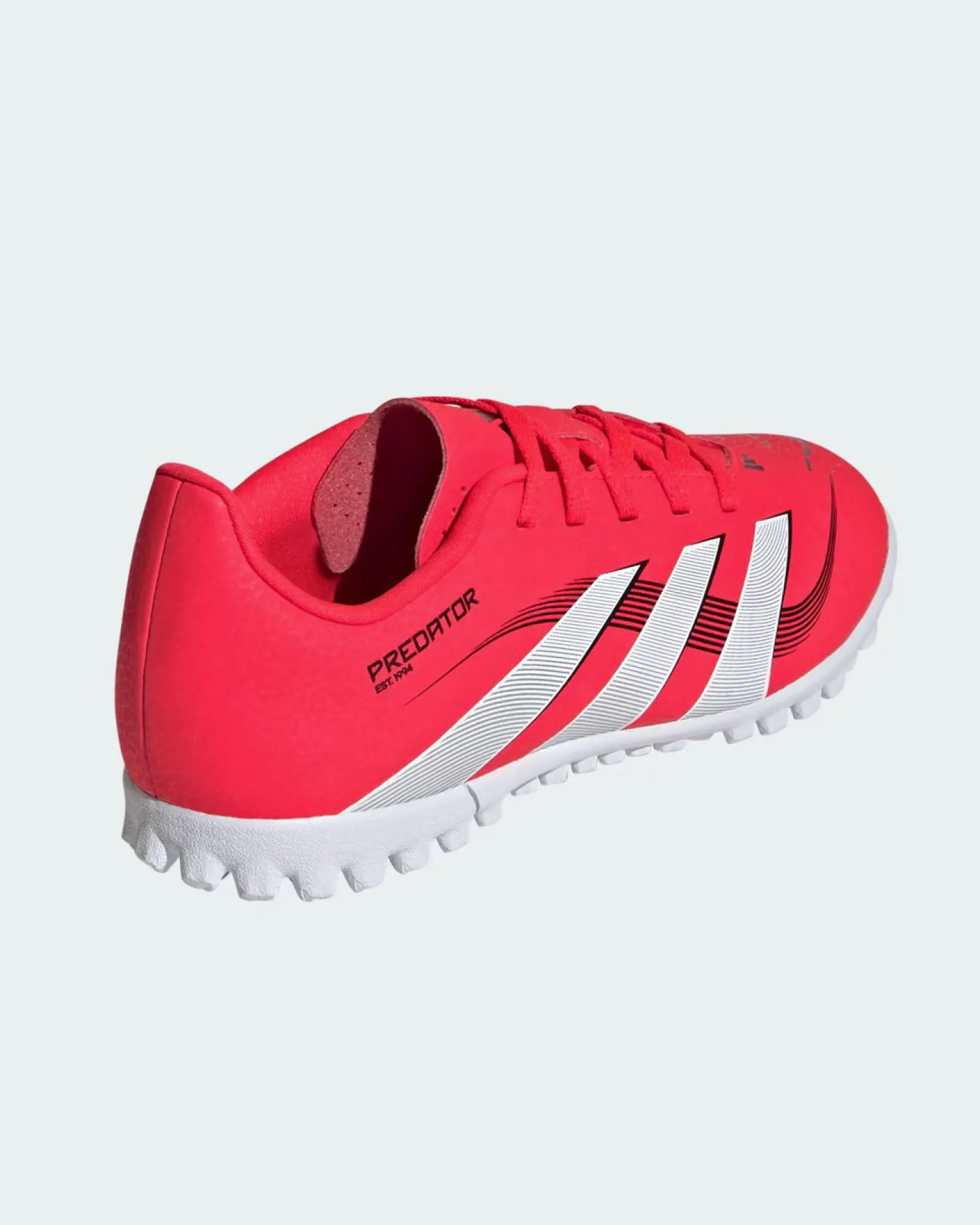 ADIDAS- SCARPA DA CALCETTO PREDATOR CLUB TURF ROSSA-BIANCA DA RAGAZZO ID3805