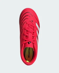 ADIDAS- SCARPA DA CALCETTO PREDATOR CLUB TURF ROSSA-BIANCA DA RAGAZZO ID3805