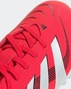 ADIDAS- SCARPA DA CALCETTO PREDATOR CLUB TURF ROSSA-BIANCA DA RAGAZZO ID3805