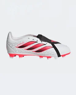 ADIDAS - SCARPA DA CALCIO JUNIOR PREDATOR CLUB FT BIANCA , ROSA FLUO E NERA DAL 34 AL 38 ?, KJ6728