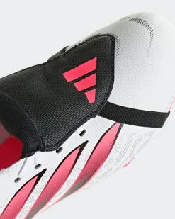 ADIDAS - SCARPA DA CALCIO JUNIOR PREDATOR CLUB FT BIANCA , ROSA FLUO E NERA DAL 34 AL 38 ?, KJ6728