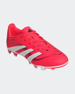 ADIDAS - SCARPA DA CALCIO PREDATOR CLUB FG/MG ROSSA-BIANCA ID3813