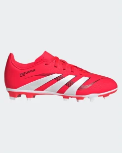 ADIDAS - SCARPA DA CALCIO PREDATOR CLUB FG/MG ROSSA-BIANCA  ID3813