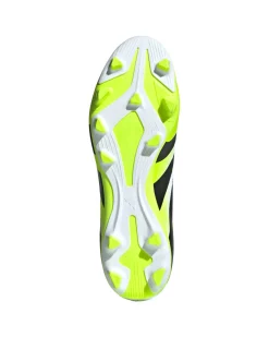ADIDAS - SCARPA DA CALCIO UOMO BIANCA, NERA E  VERDE FLUO PREDATOR CLUB FG/MG  DAL 40 AL 47 1/3 -JH8847