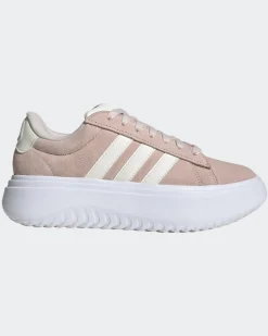 ADIDAS - SCARPA GRAND COURT PLATFORM SUEDE ROSA DA DONNA - IE1104