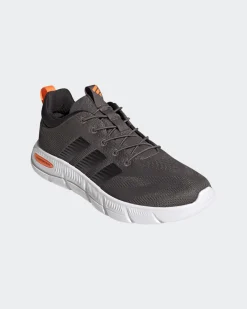 ADIDAS - SCARPA GRIGIA CLOUDFOAM FLEX ELASTIC LACES WIDE FIT DA UOMO - KK3486