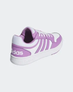 ADIDAS - SCARPA HOOPS 3.0 BIANCA E FUXIA DA DONNA, numerata 36/41 e un terzo - IH0174