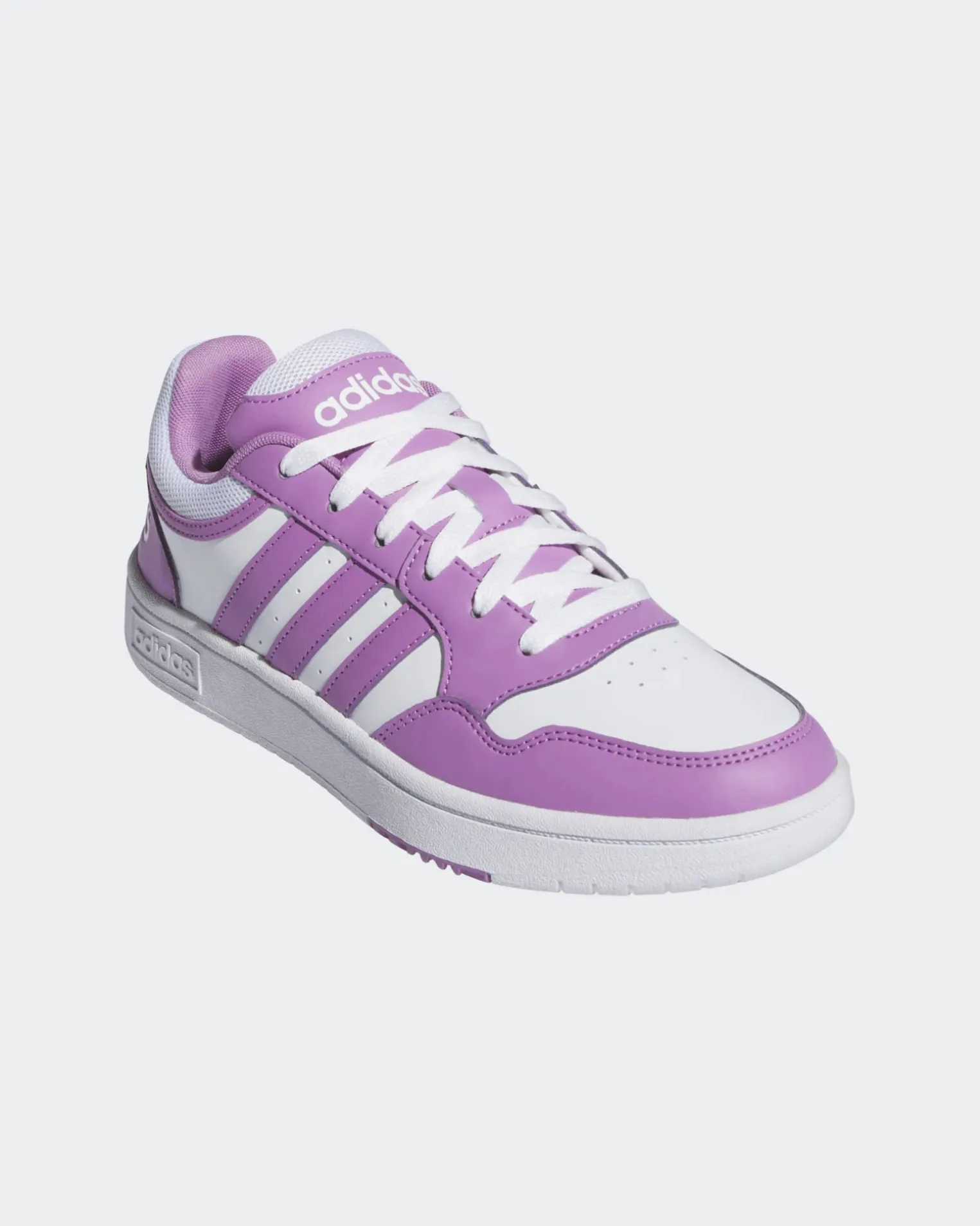 ADIDAS - SCARPA HOOPS 3.0 BIANCA E FUXIA DA DONNA, numerata 36/41 e un terzo - IH0174