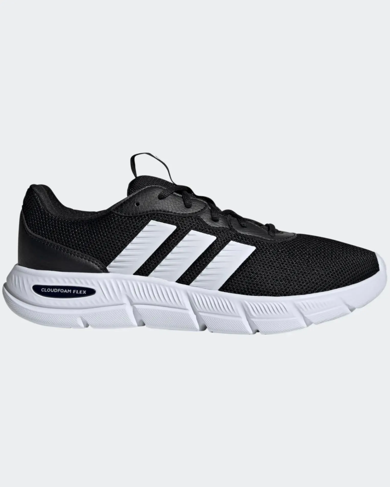 ADIDAS - SCARPA NERA WIDE FIT CLOUDFOAM FLEX LACES DA UOMO - HQ4854