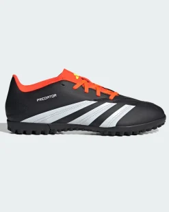 ADIDAS - SCARPA PREDATOR CLUB TF DA UOMO NERA CON DETTAGLI ROSSO FLUO - IG7711