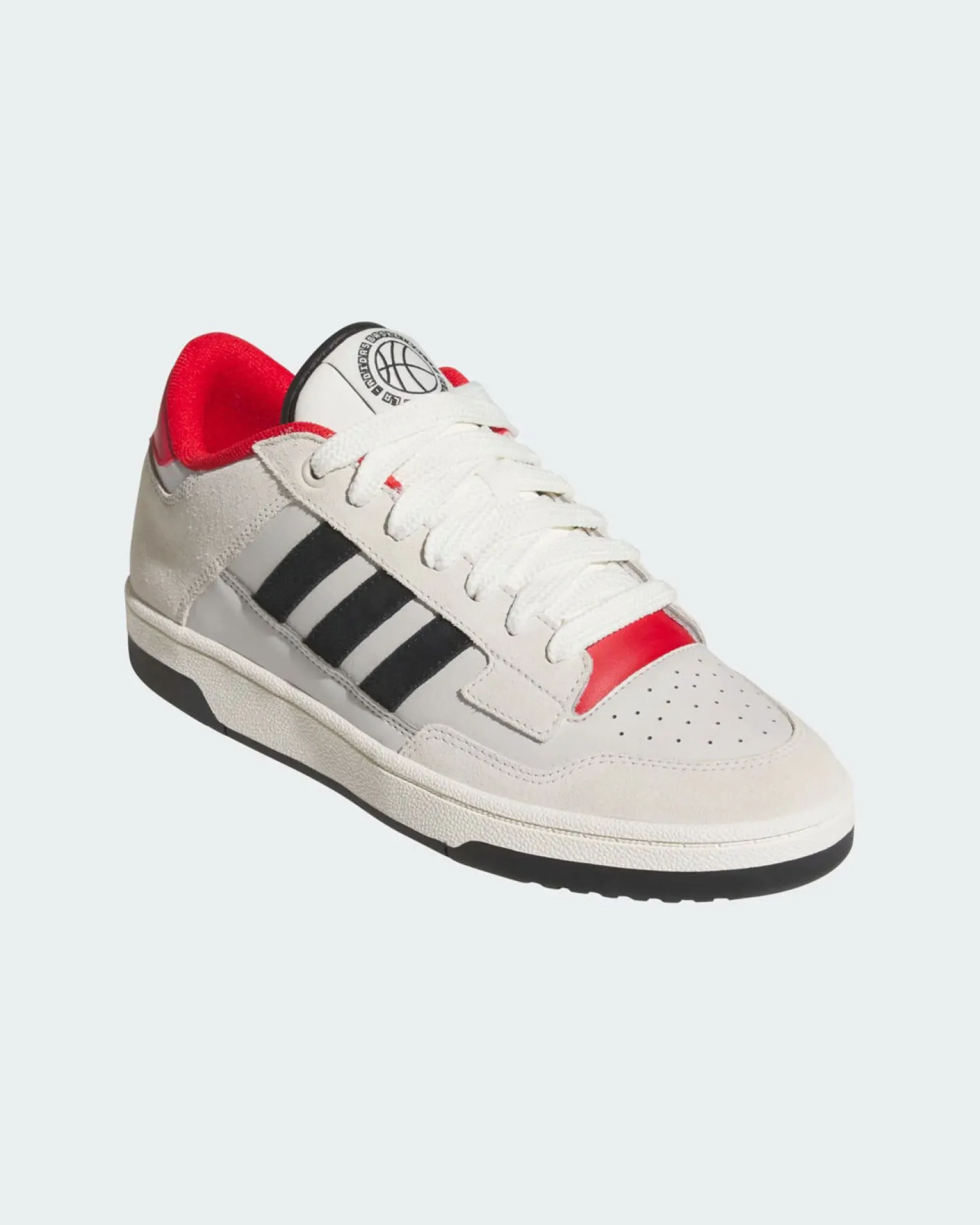 ADIDAS - SCARPA RAPID COURT LOW GRIGIO CHIARO - JR3158