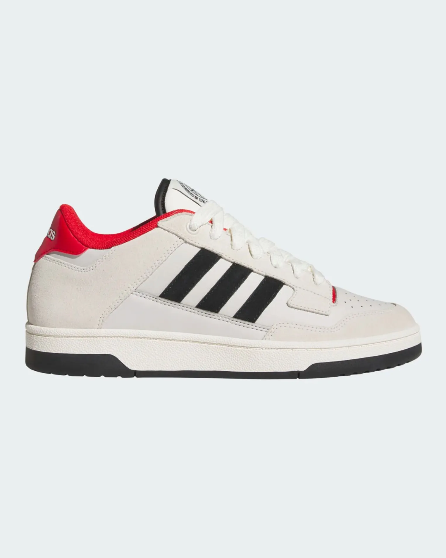 ADIDAS - SCARPA RAPID COURT LOW GRIGIO CHIARO - JR3158