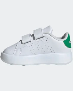 ADIDAS - SCARPA SNEAKERS ADVANTAGE BABY BIANCA E VERDE 19/27 -ID5286