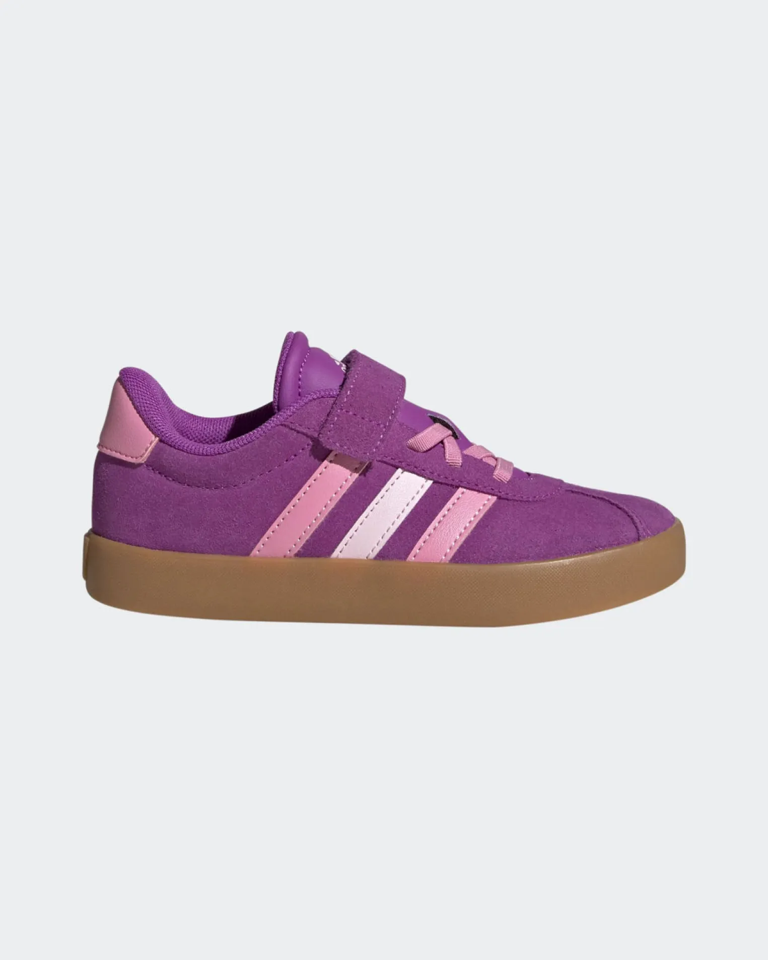 ADIDAS - SCARPA SNEAKERS VL COURT 3.0 SCAMOSCIATA ROSA 28-35 JH6316