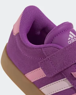 ADIDAS - SCARPA SNEAKERS VL COURT 3.0 SCAMOSCIATA ROSA 28-35 JH6316