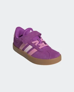 ADIDAS - SCARPA SNEAKERS VL COURT 3.0 SCAMOSCIATA ROSA 28-35 JH6316