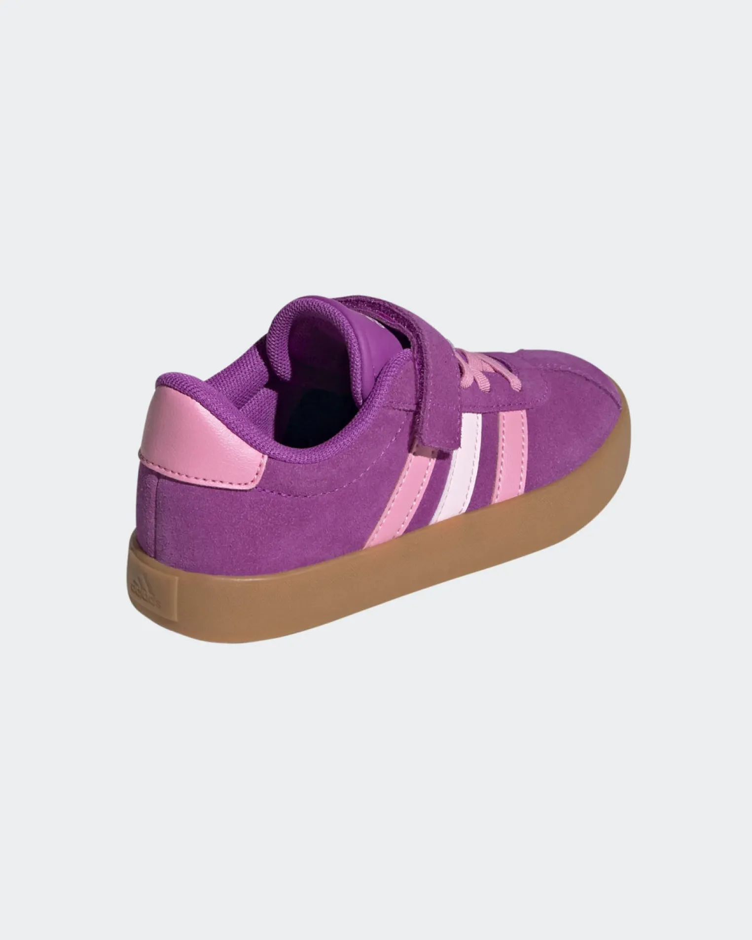ADIDAS - SCARPA SNEAKERS VL COURT 3.0 SCAMOSCIATA ROSA 28-35 JH6316