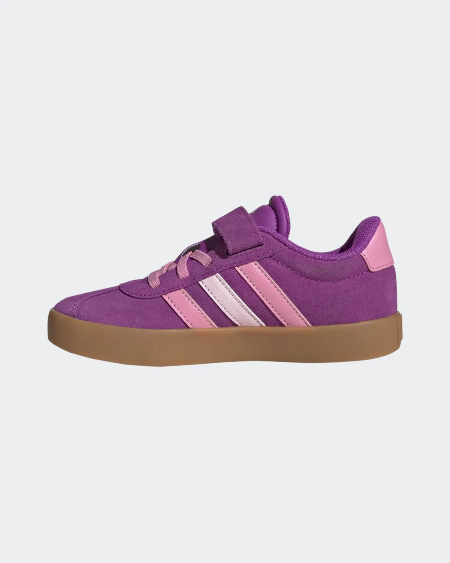 ADIDAS - SCARPA SNEAKERS VL COURT 3.0 SCAMOSCIATA ROSA 28-35 JH6316