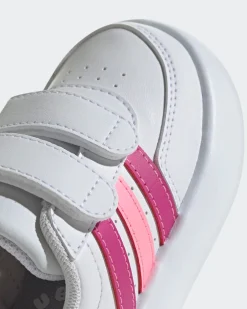 ADIDAS - SCARPA SNEKAERS INFANT BREAKNET 2.0 CF BIANCA E FUXIA 19/27 - ID5279