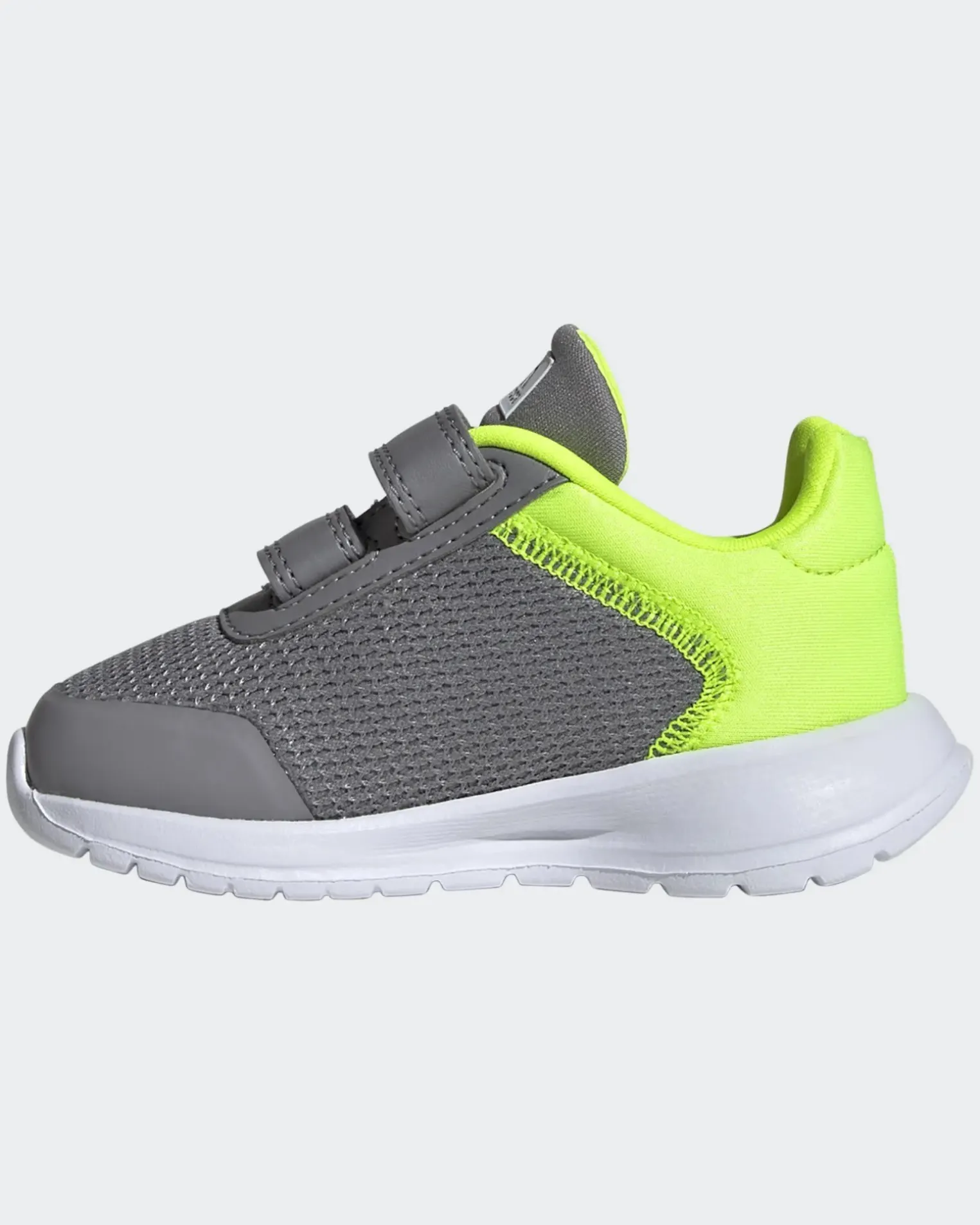 ADIDAS - SCARPA TENSAUR RUN 2.0 grigia e lime baby 19/27 - IG1149