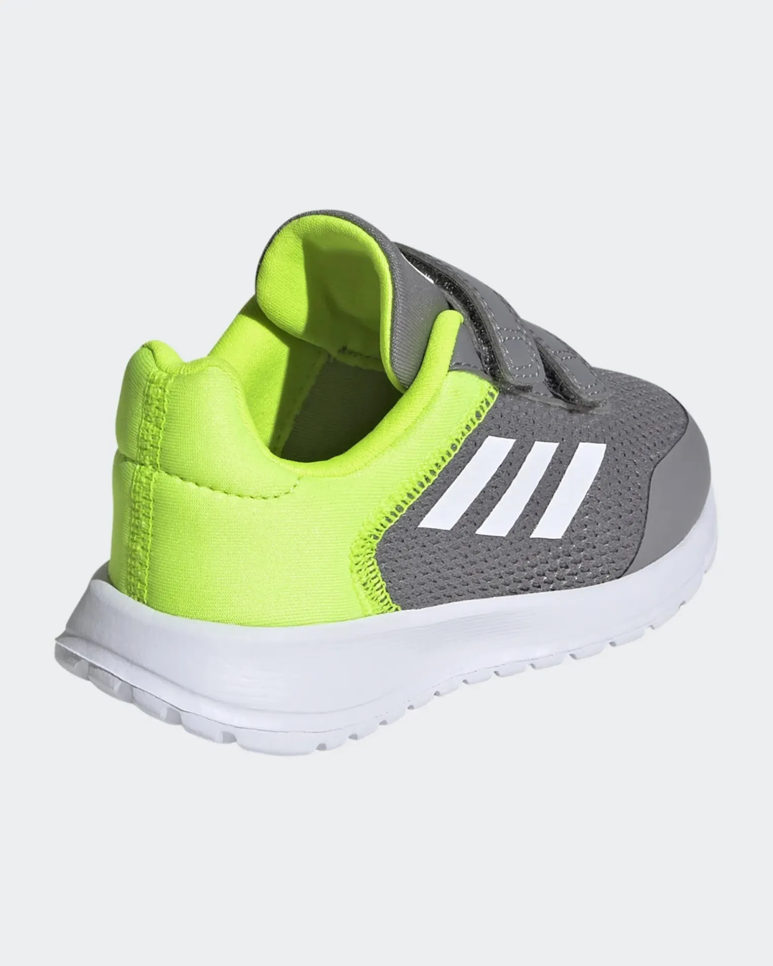 ADIDAS - SCARPA TENSAUR RUN 2.0 grigia e lime baby 19/27 - IG1149
