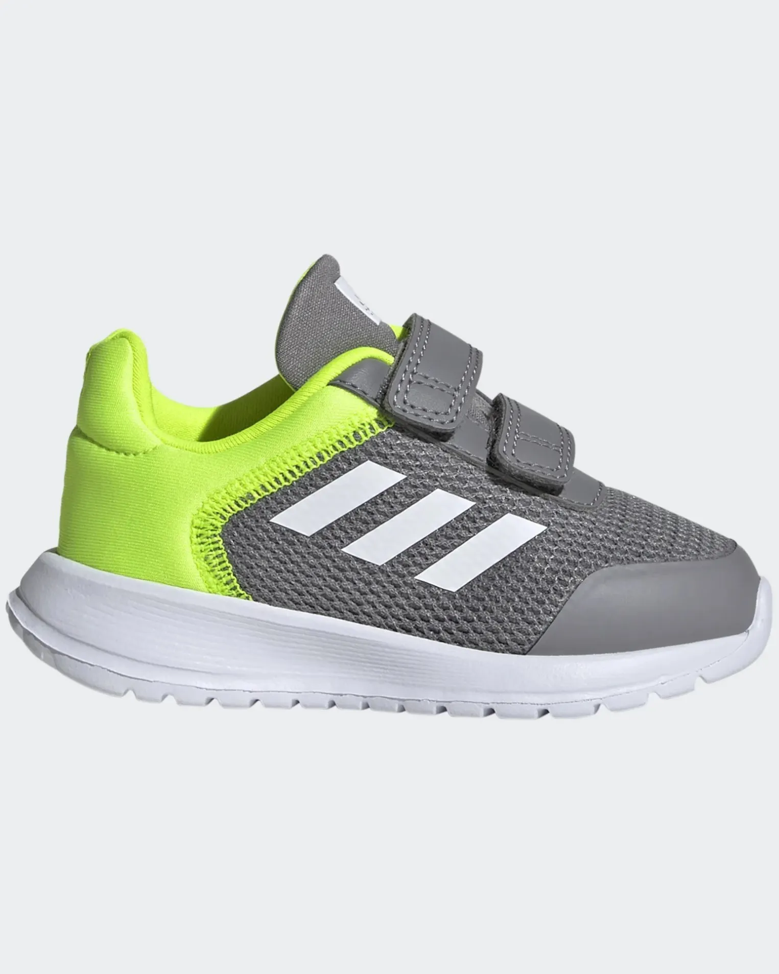 ADIDAS - SCARPA TENSAUR RUN 2.0 grigia e lime baby 19/27 - IG1149