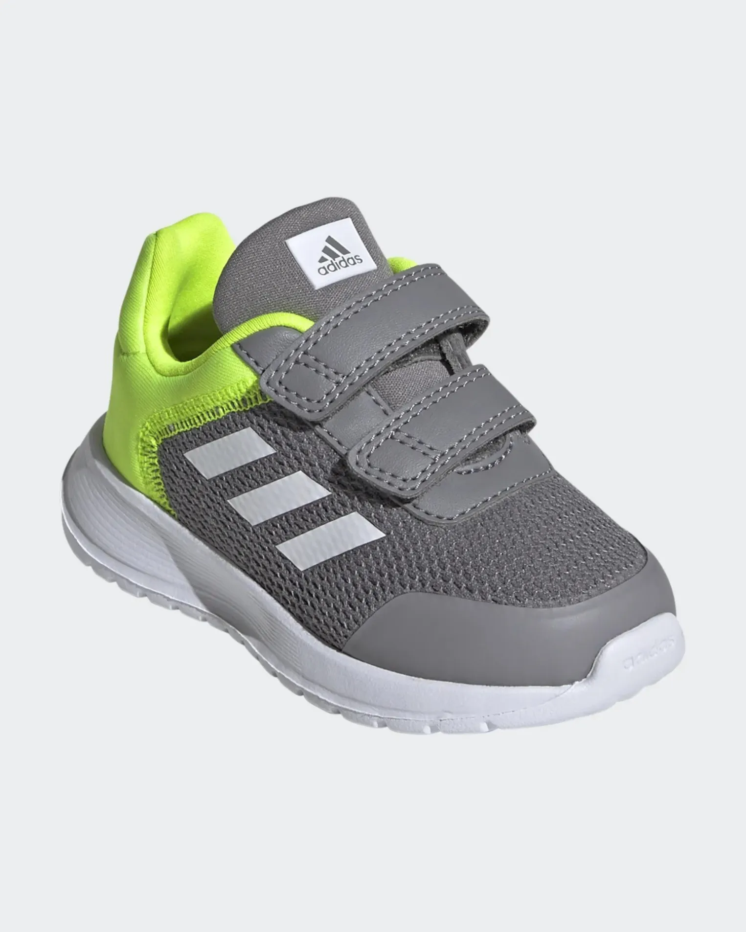 ADIDAS - SCARPA TENSAUR RUN 2.0 grigia e lime baby 19/27 - IG1149