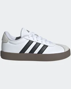 ADIDAS - SCARPA VL COURT 3.0 BIANCA CON BANDE NERE numerata 36/39 -  ID9062