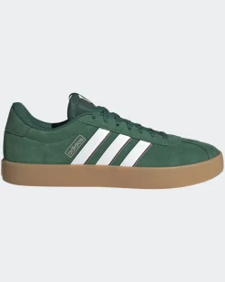 ADIDAS - SCARPA VL COURT 3.0 DK.GREEN-WHITE-BURGUNDY DA UOMO - IH4790