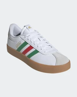 ADIDAS - SCARPA VL COURT 3.0 WHITE-GREEN-RED DA UOMO - IF4466