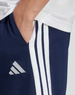 ADIDAS - SHORT BLU ESSENTIALS 3 STRISCE IN JERSEY  DA UOMO - JF3679