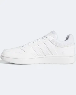 ADIDAS - Sneaker bianca, numerata 36/40 - HOOPS 3.0 K GW0433